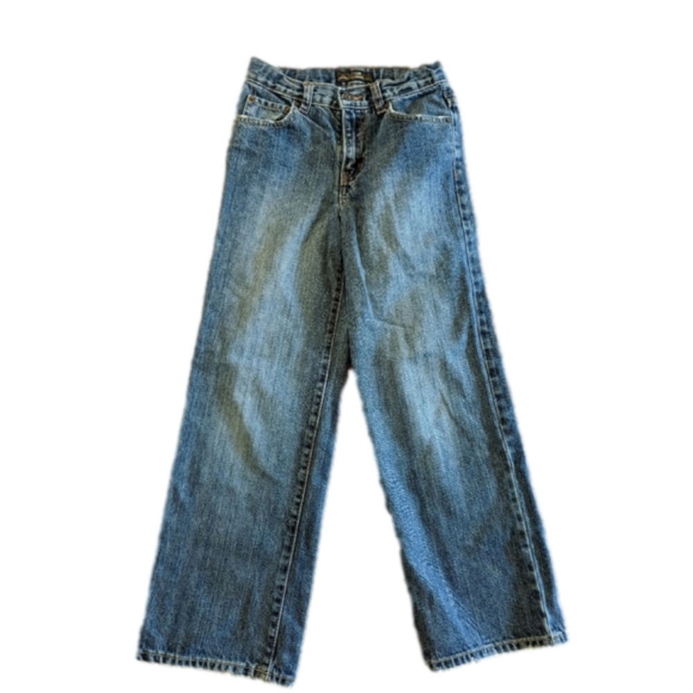 Straight Leg Denim kids slim fit By old navy adjustable waist Sz 12